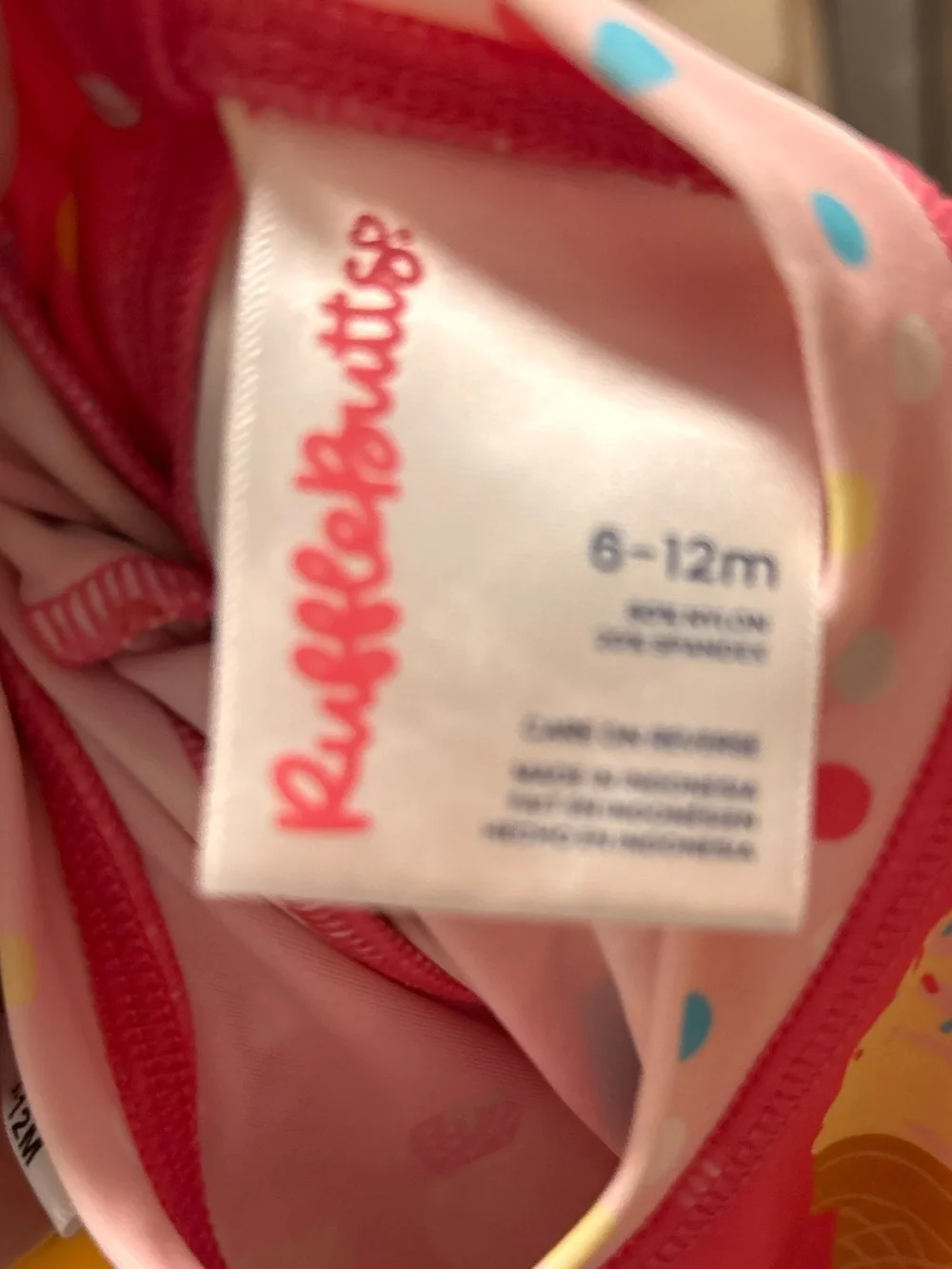 Ruffle Butts Swimsuits - 6-12 months (three swimsuits) Like New SPF50